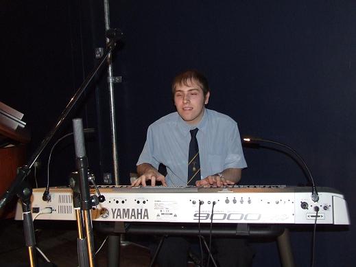 Matthew Richards playing Yamaha PSR 9000 PRO Keyboard at the Royal National College Hereford