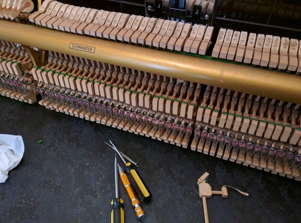 Repairing an Upright Piano Action